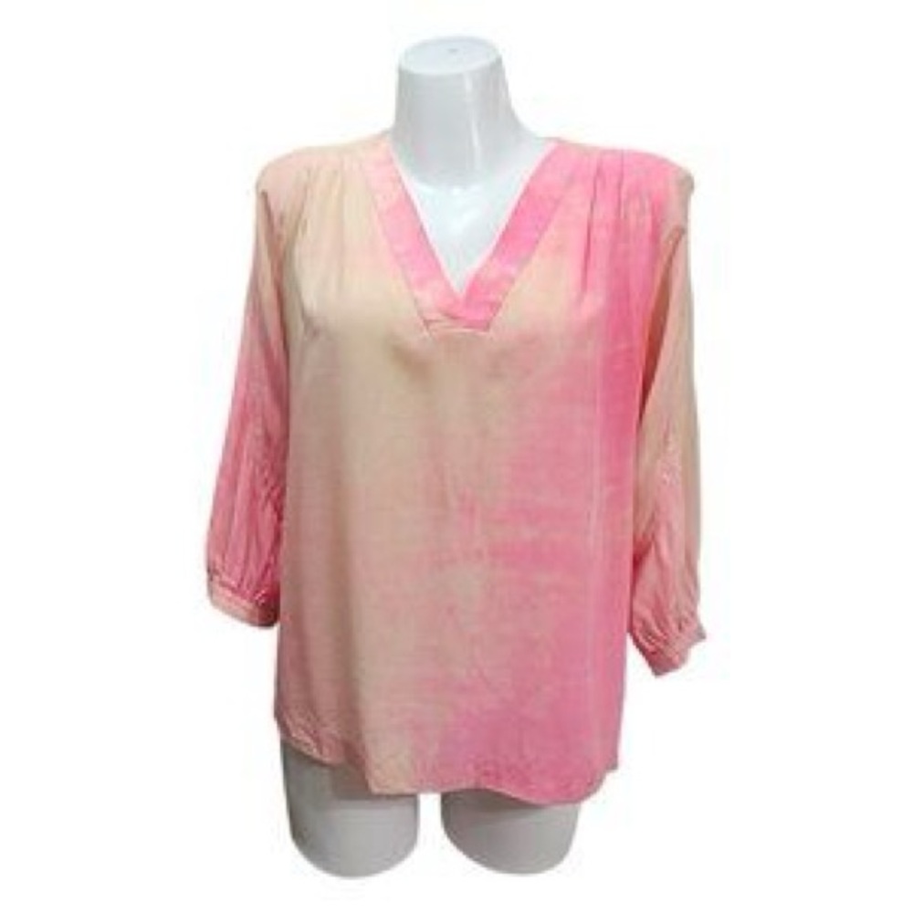 Diane Von Furstenberg • Tie Dye Printed Blouse